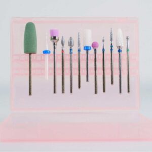 SET DE PUNTAS X12 MANICURA RUSA + RETIRO + PULIDO PROFESIONAL