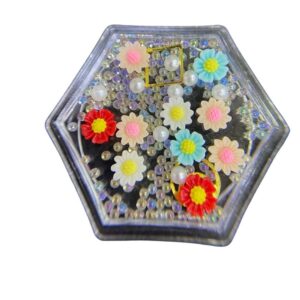 PIEDRAS Y FLORES 7D+CAVIAR+DIJE CAJA IND.